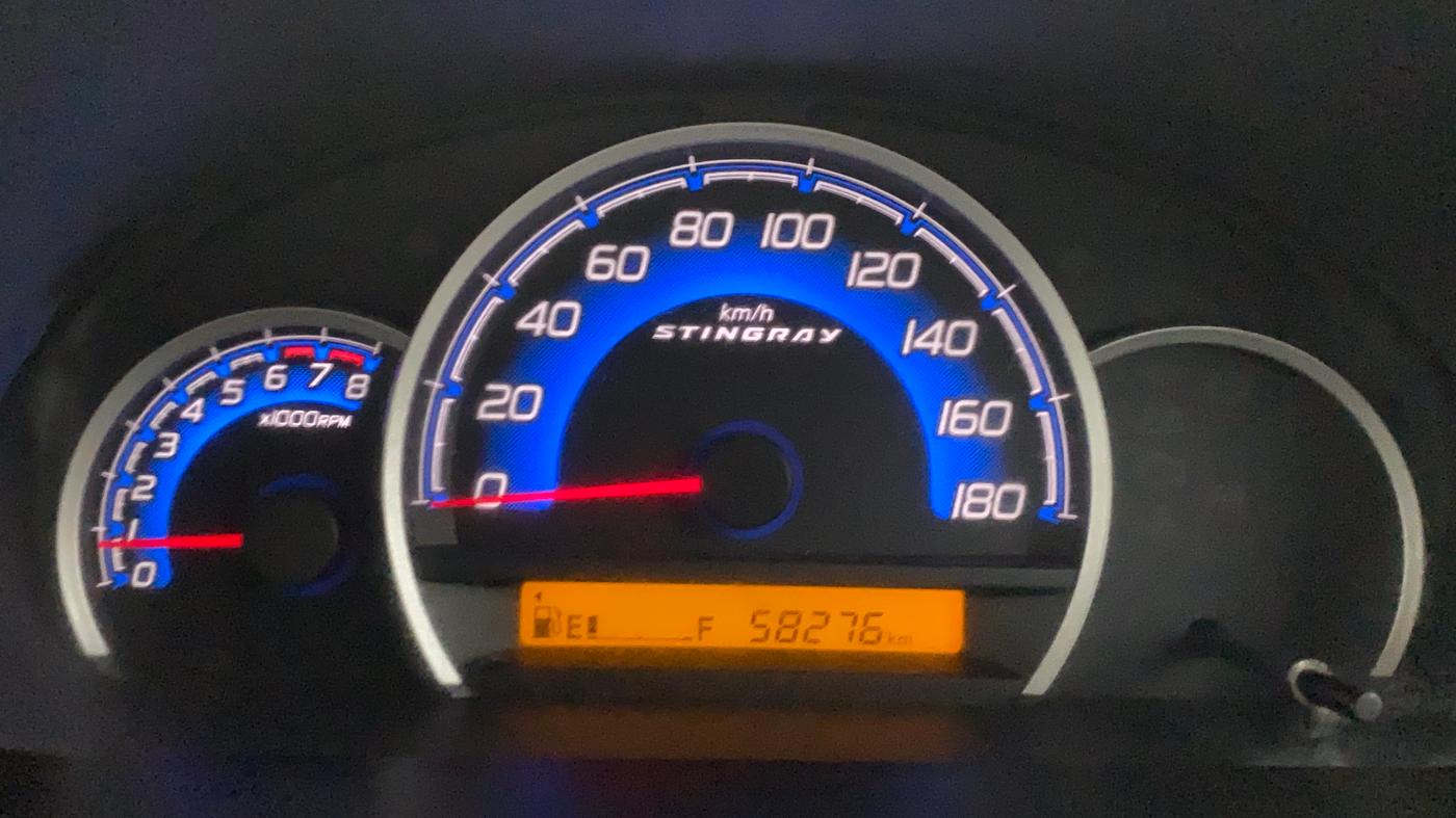 2013 Maruti Wagon R Stingray VXI, Petrol, Manual, 58,276 km, Odometer Image