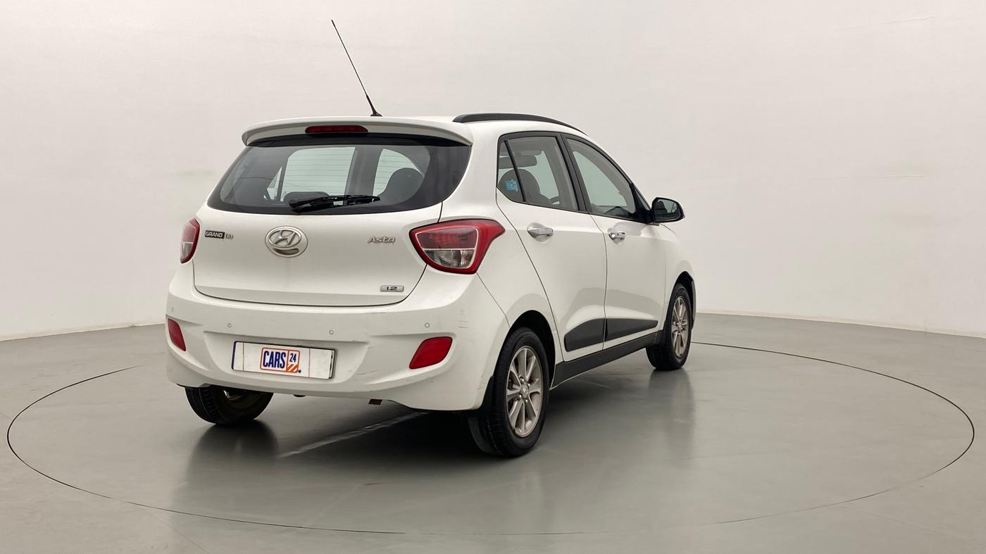 2016 Hyundai Grand i10 ASTA 1.2 (O) VTVT, Petrol, Manual, 33,893 km, Right Back Diagonal