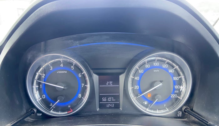 2018 Maruti Baleno DELTA PETROL 1.2, Petrol, Manual, 56,100 km, Odometer Image