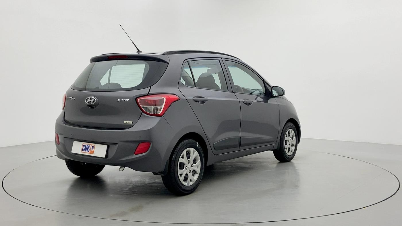 2016 Hyundai Grand i10 SPORTZ 1.2 KAPPA VTVT, Petrol, Manual, 87,260 km, Right Back Diagonal