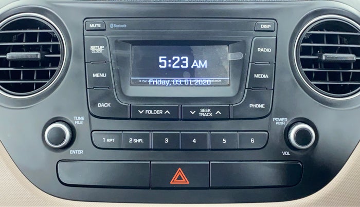 2018 Hyundai Xcent S 1.2, Petrol, Manual, 4,223 km, Infotainment System