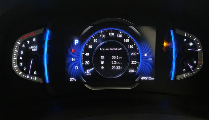 2020 Hyundai Creta SX (O) IVT 1.5 PETROL, Petrol, Automatic, 49,772 km, Odometer Image