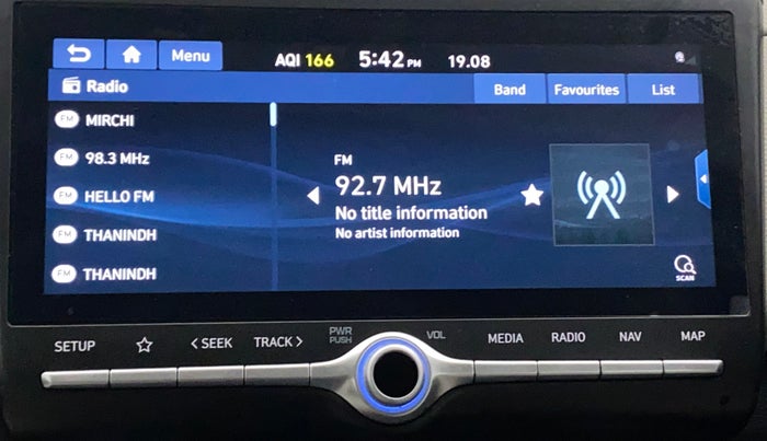 2020 Hyundai Creta SX (O) IVT 1.5 PETROL, Petrol, Automatic, 49,772 km, Infotainment System