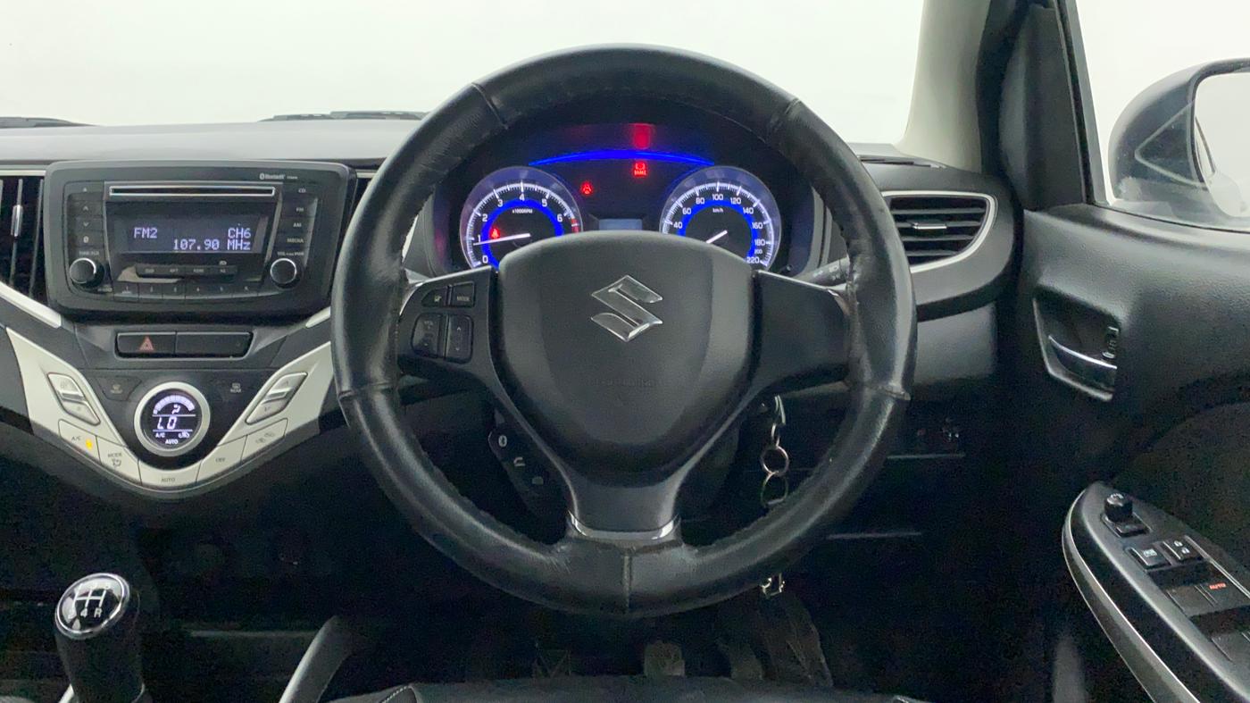 2016 Maruti Baleno DELTA 1.2 K12, Petrol, Manual, 45,893 km, Steering Wheel Close-up