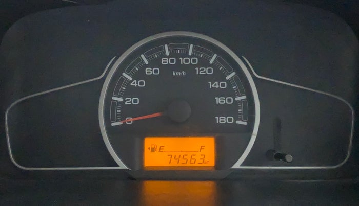 2019 Maruti Alto VXI, CNG, Manual, 74,562 km, Odometer Image