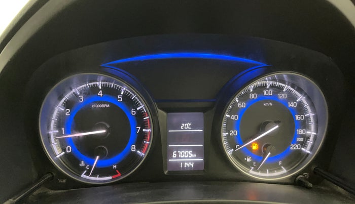 2018 Maruti Baleno DELTA PETROL 1.2, Petrol, Manual, 67,035 km, Odometer Image