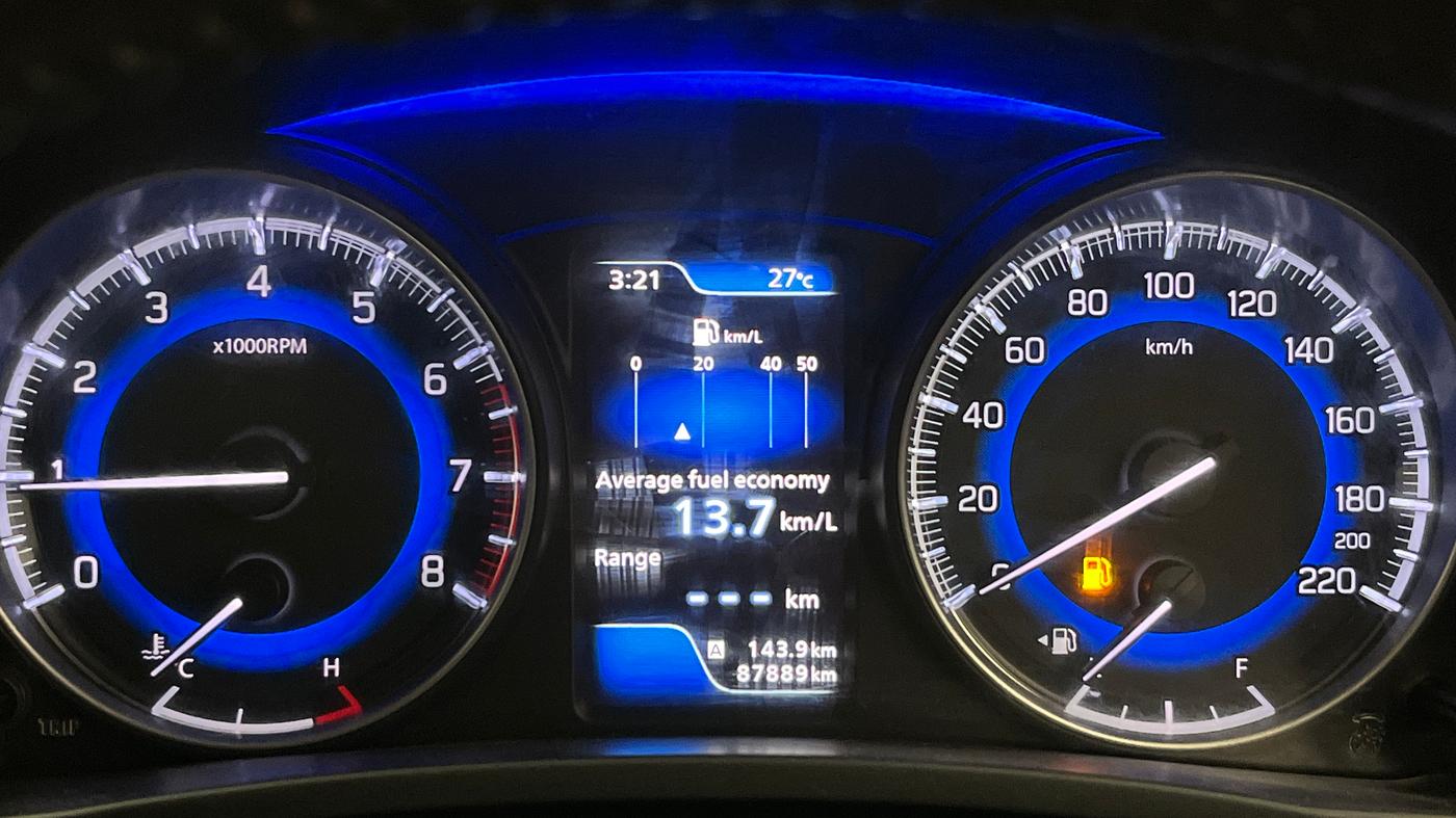 2021 Maruti Baleno ALPHA PETROL 1.2, Petrol, Manual, 87,767 km, Odometer Image