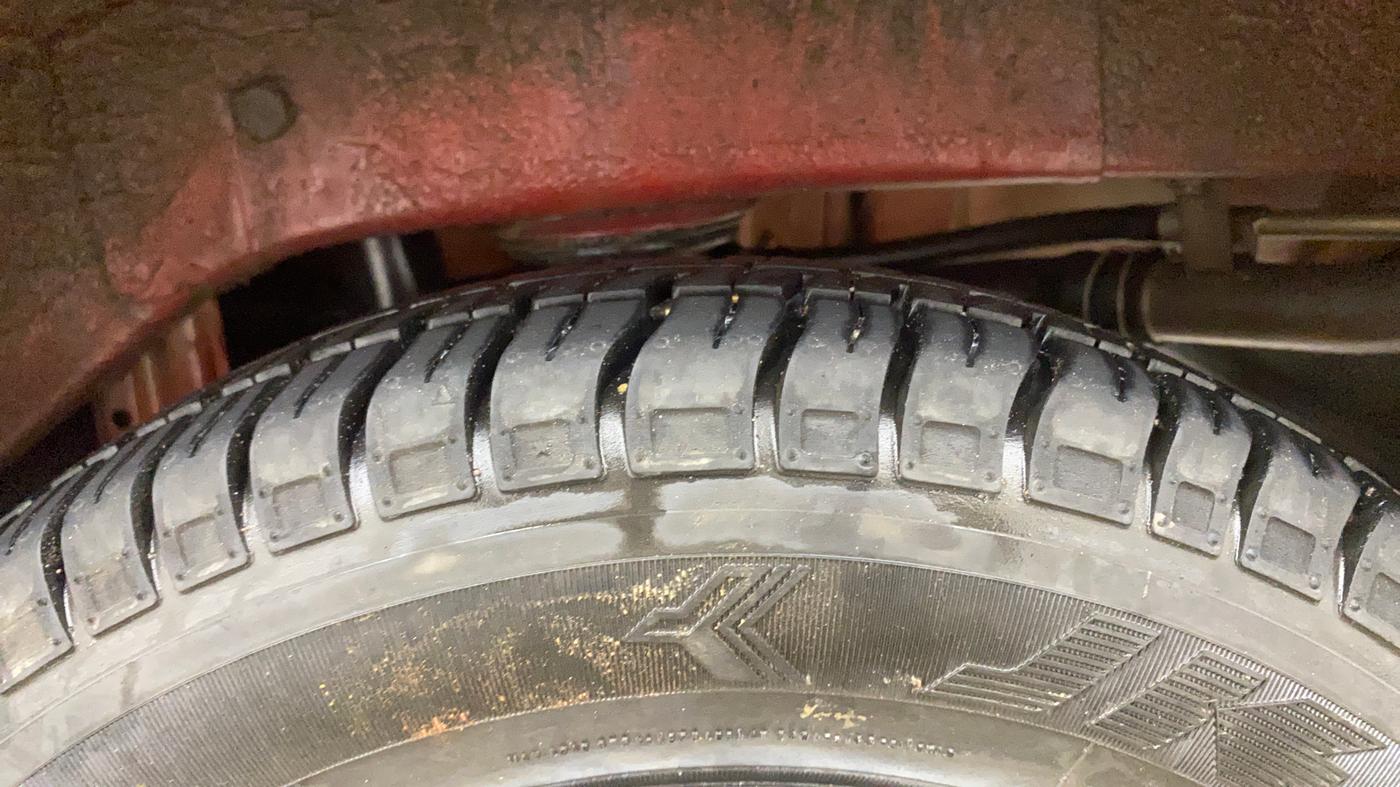 2014 Maruti Alto 800 LXI, Petrol, Manual, 1,01,422 km, Left Rear Tyre Tread