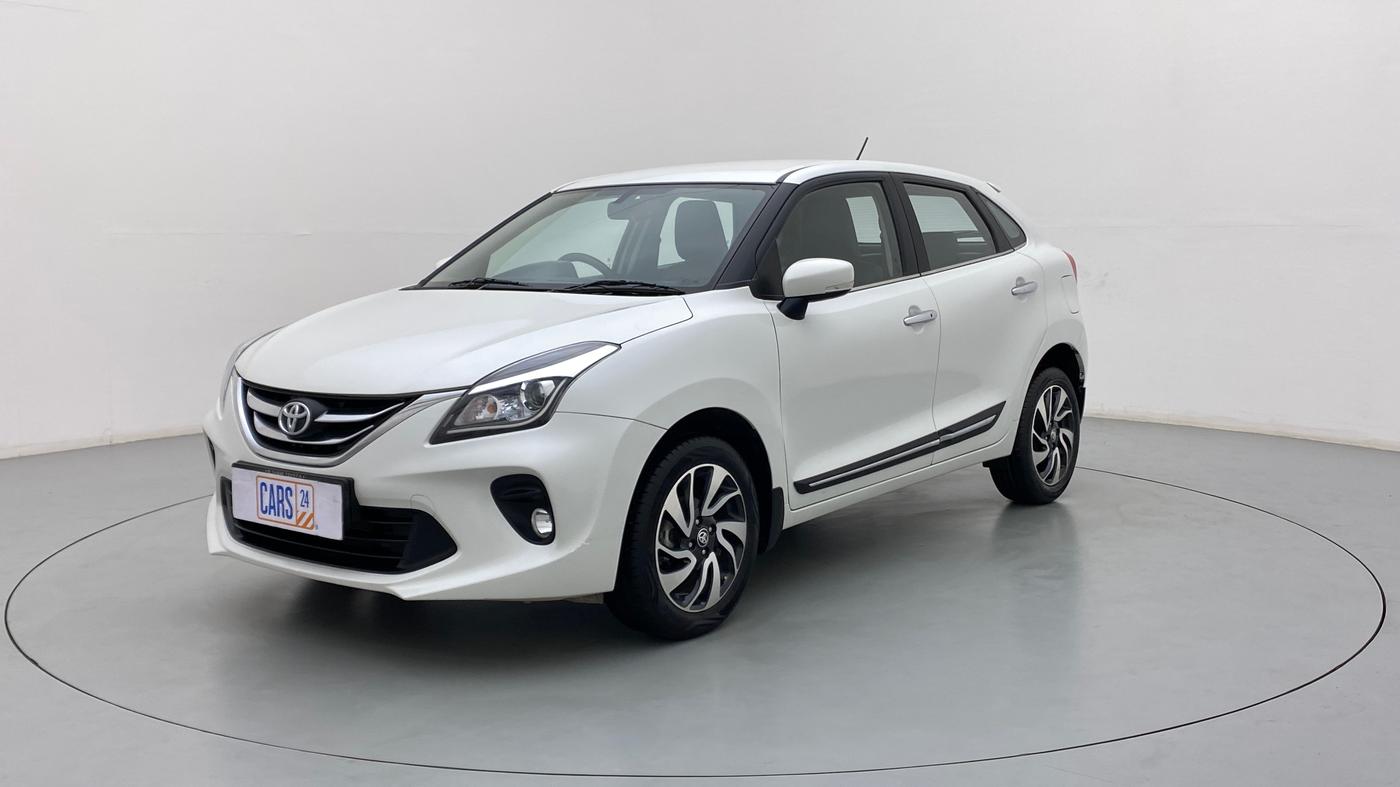2021 Toyota Glanza G MT PETROL, Petrol, Manual, 30,581 km, Left Front Diagonal