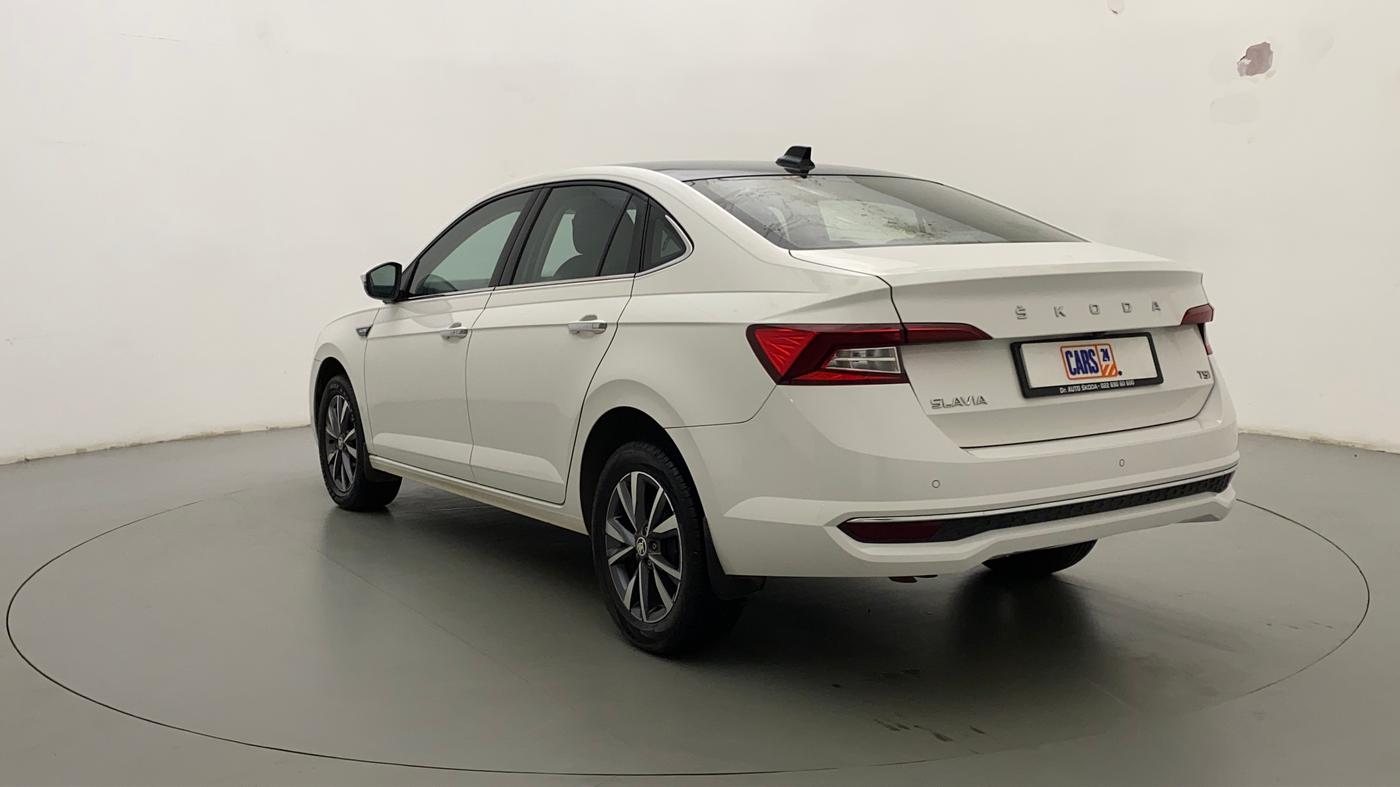 2023 Skoda SLAVIA STYLE 1.5L TSI DSG, Petrol, Automatic, 4,837 km, Left Back Diagonal