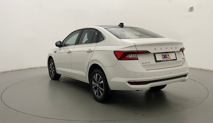 2023 Skoda SLAVIA STYLE 1.5L TSI DSG, Petrol, Automatic, 4,837 km, Left Back Diagonal