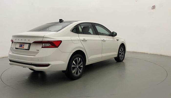 2023 Skoda SLAVIA STYLE 1.5L TSI DSG, Petrol, Automatic, 4,837 km, Right Back Diagonal
