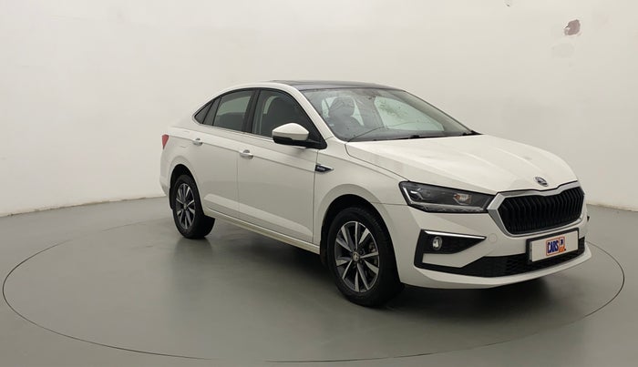 2023 Skoda SLAVIA STYLE 1.5L TSI DSG, Petrol, Automatic, 4,837 km, Right Front Diagonal