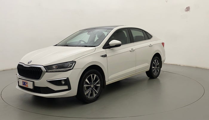 2023 Skoda SLAVIA STYLE 1.5L TSI DSG, Petrol, Automatic, 4,837 km, Left Front Diagonal