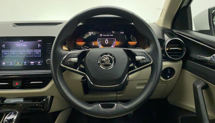 2023 Skoda SLAVIA STYLE 1.5L TSI DSG, Petrol, Automatic, 4,837 km, Steering Wheel Close Up