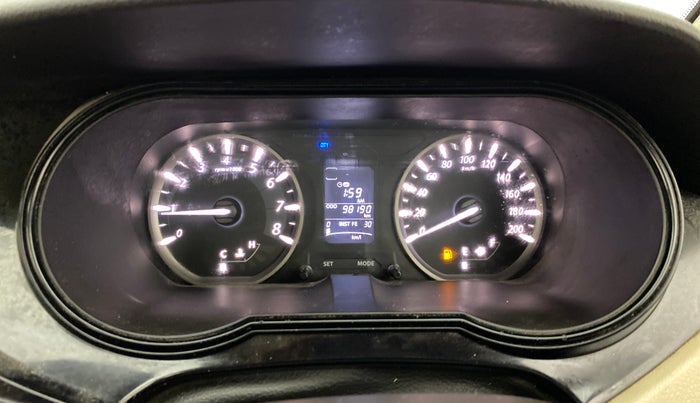 2016 Tata Zest XMS PETROL, CNG, Manual, 98,185 km, Odometer Image