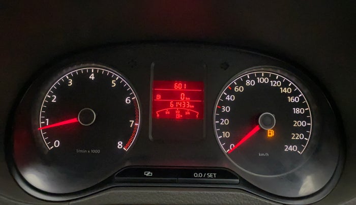 2012 Volkswagen Vento HIGHLINE 1.6 MPI, Petrol, Manual, 61,530 km, Odometer Image