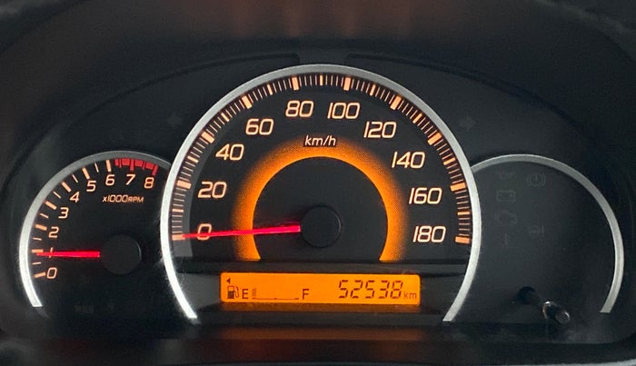 2016 Maruti Wagon R 1.0 VXI, Petrol, Manual, 52,607 km, Odometer Image