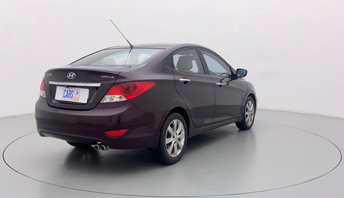 2012 Hyundai Verna FLUIDIC 1.6 VTVT SX, Petrol, Manual, 24,240 km, Right Back Diagonal