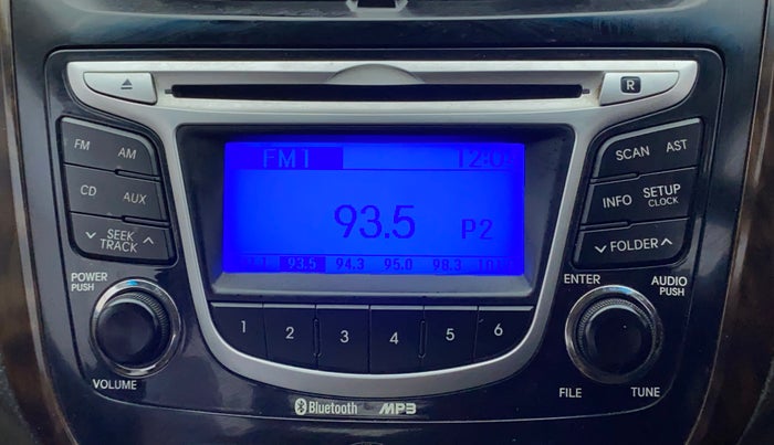 2012 Hyundai Verna FLUIDIC 1.6 VTVT SX, Petrol, Manual, 24,240 km, Infotainment System