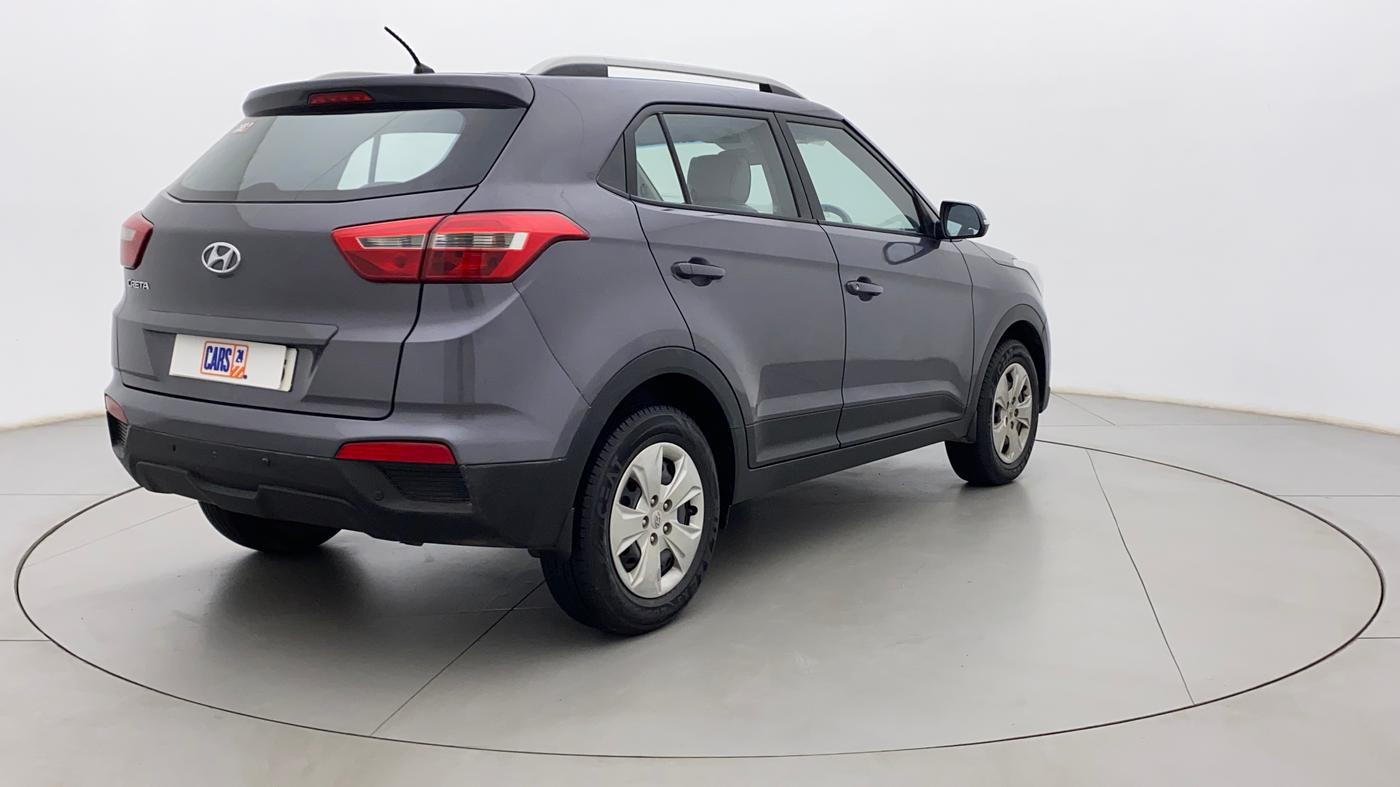 2016 Hyundai Creta E PLUS 1.6 PETROL, Petrol, Manual, 75,580 km, Right Back Diagonal