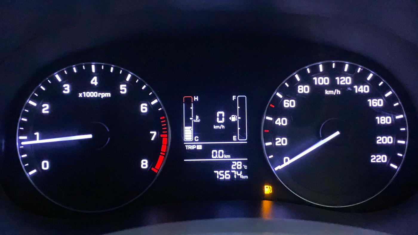 2016 Hyundai Creta E PLUS 1.6 PETROL, Petrol, Manual, 75,580 km, Odometer Image