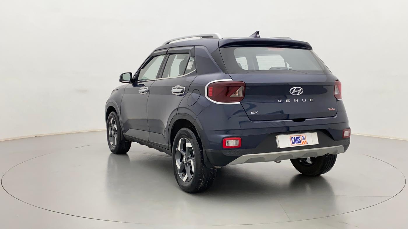 2020 Hyundai VENUE 1.0 TURBO GDI SX+ AT, Petrol, Automatic, 12,915 km, Left Back Diagonal