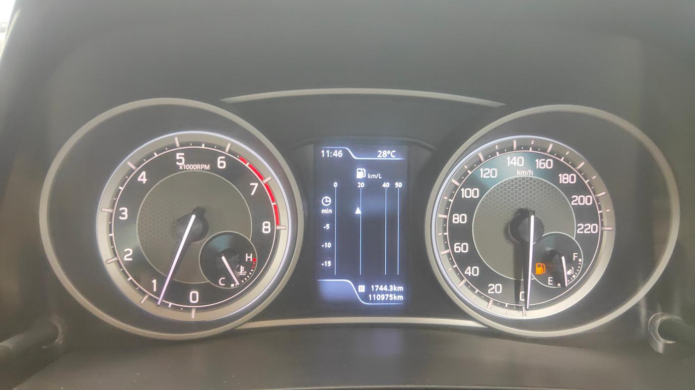 2020 Maruti Dzire ZXI Plus, Petrol, Manual, 1,10,974 km, Odometer Image