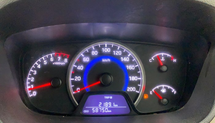 2017 Hyundai Grand i10 SPORTZ (O) 1.2 KAPPA VTVT, Petrol, Manual, 58,749 km, Odometer Image