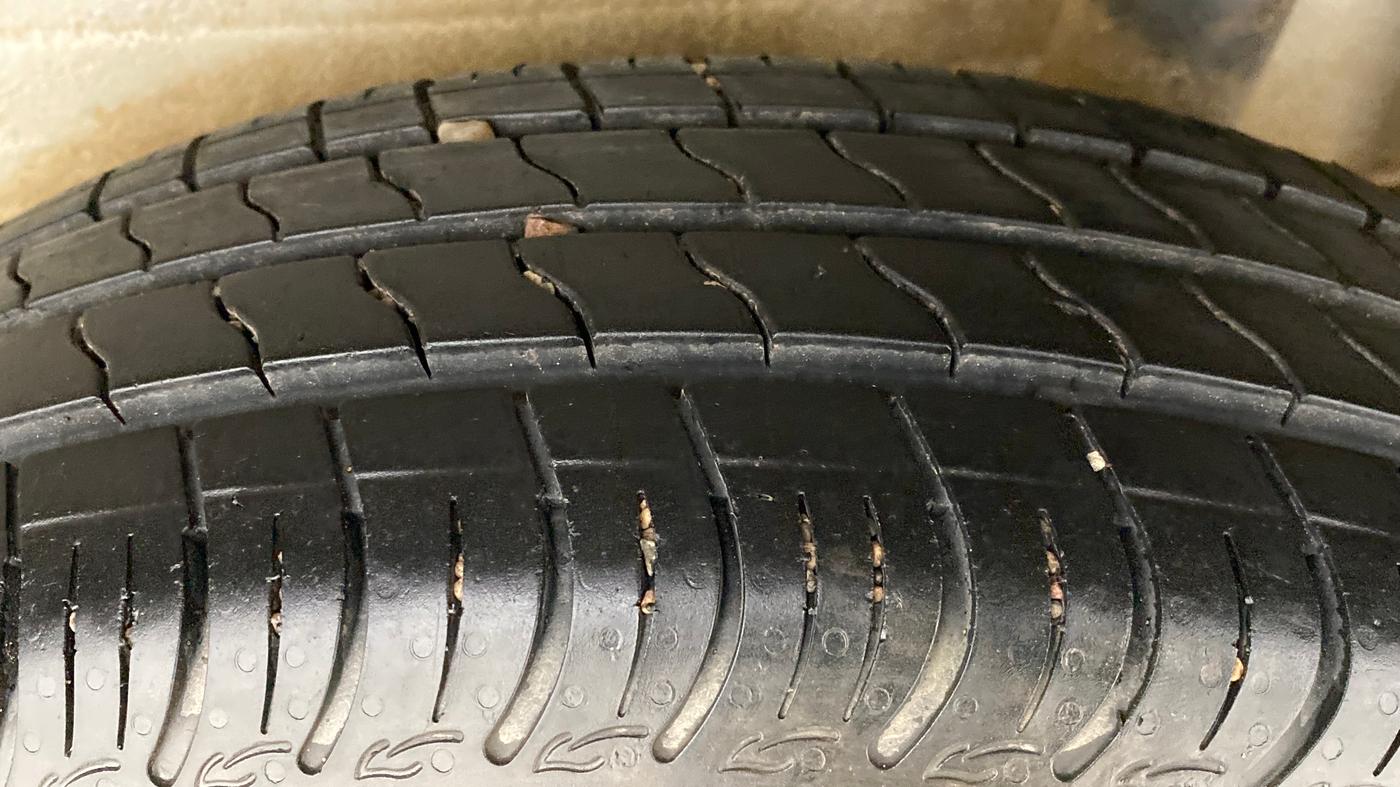 2021 Maruti S PRESSO VXI, Petrol, Manual, 10,785 km, Left Rear Tyre Tread