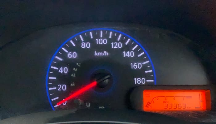 2015 Datsun Go T, Petrol, Manual, 33,363 km, Odometer Image