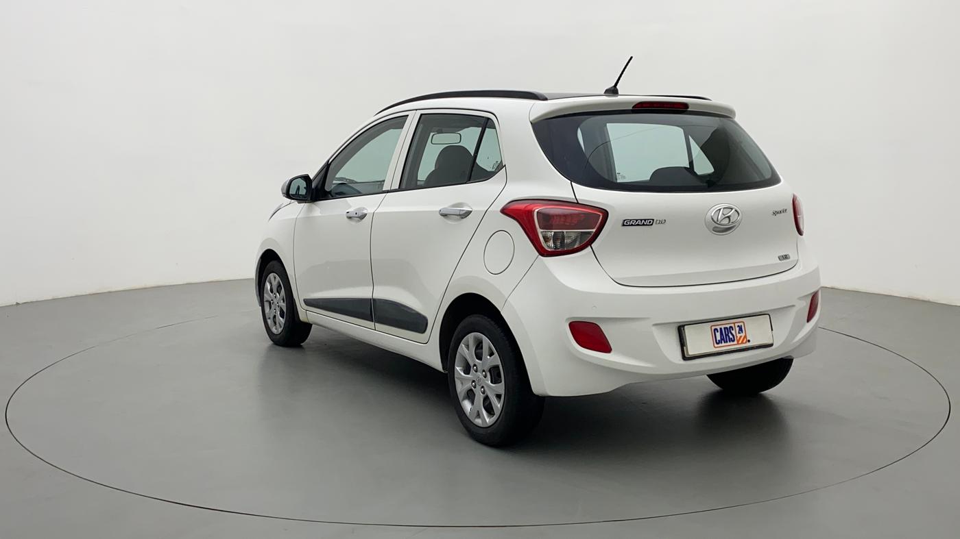 2014 Hyundai Grand i10 SPORTZ 1.2 KAPPA VTVT, Petrol, Manual, 26,499 km, Left Back Diagonal