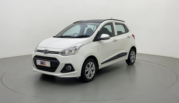 2014 Hyundai Grand i10 SPORTZ 1.2 KAPPA VTVT, Petrol, Manual, 26,499 km, Left Front Diagonal