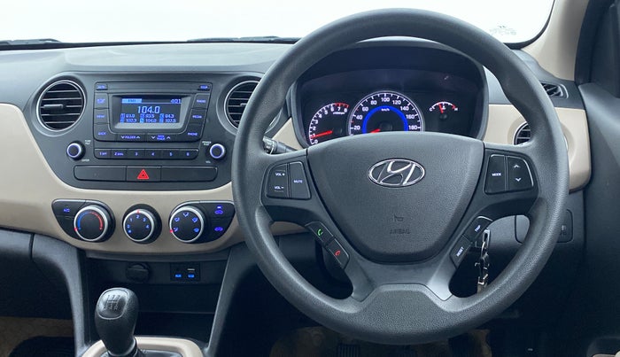 2019 Hyundai Grand i10 MAGNA 1.2 KAPPA VTVT, Petrol, Manual, 30,396 km, Steering Wheel Close Up