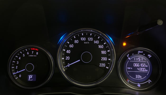 2019 Honda City 1.5L I-VTEC ZX CVT, Petrol, Automatic, 66,043 km, Odometer Image