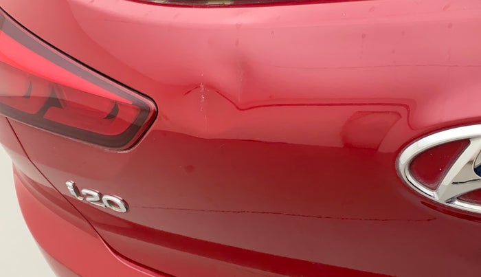 2015 Hyundai Elite i20 ASTA 1.2, Petrol, Manual, 53,606 km, Dicky (Boot door) - Slightly dented