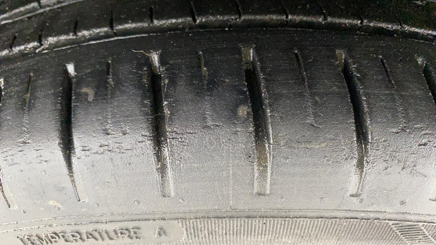 2019 Maruti Baleno ALPHA CVT PETROL 1.2, Petrol, Automatic, 74,402 km, Left Front Tyre Tread