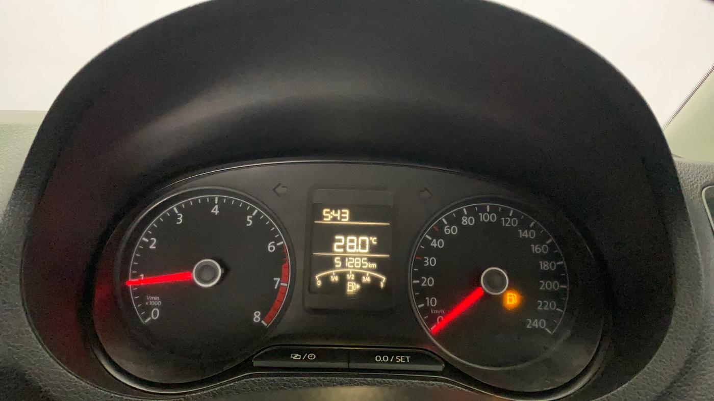 2016 Volkswagen Ameo TRENDLINE 1.2L, Petrol, Manual, 51,296 km, Odometer Image