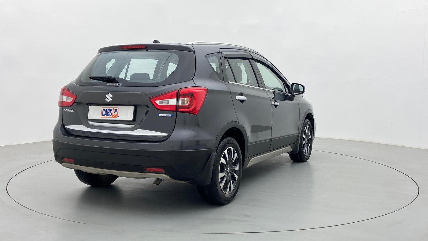 2020 Maruti S Cross ALPHA AT SMART HYBRID, Petrol, Automatic, 42,632 km, Right Back Diagonal