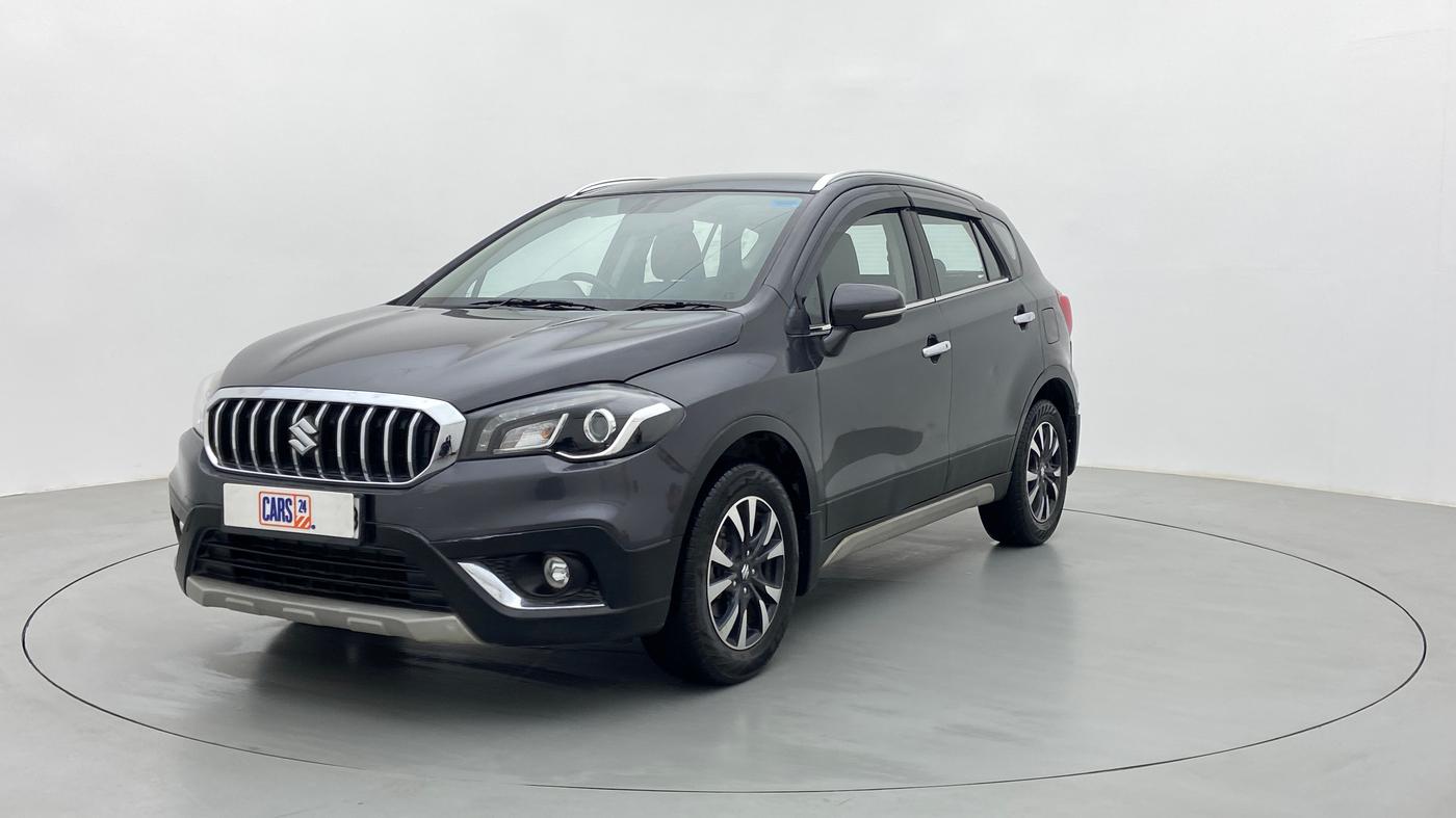 2020 Maruti S Cross ALPHA AT SMART HYBRID, Petrol, Automatic, 42,632 km, Left Front Diagonal