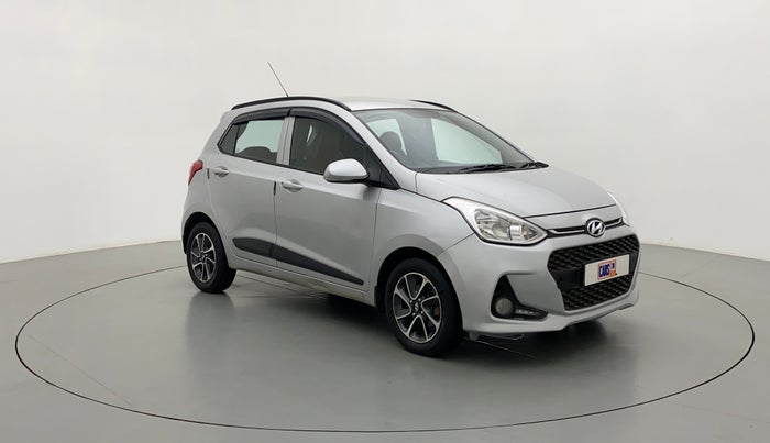 2017 Hyundai Grand i10 SPORTZ (O) AT 1.2 KAPPA VTVT, Petrol, Automatic, 38,444 km, Right Front Diagonal