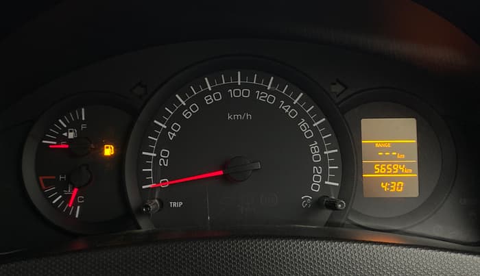2017 Maruti Swift LXI (O), Petrol, Manual, 56,586 km, Odometer Image