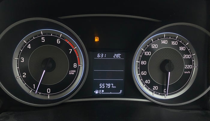 2018 Maruti Dzire ZXI, Petrol, Manual, 55,794 km, Odometer Image
