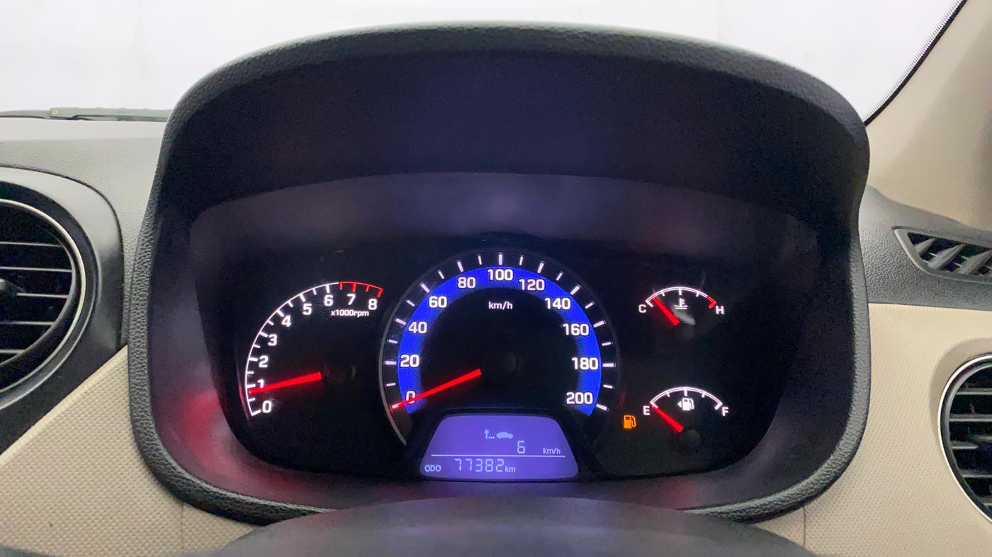 2014 Hyundai Xcent S 1.2, Petrol, Manual, 77,381 km, Odometer Image