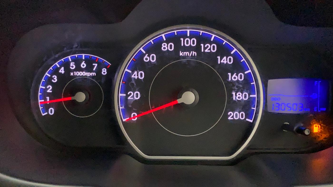 2011 Hyundai i10 MAGNA 1.2, Petrol, Manual, 1,30,587 km, Odometer Image
