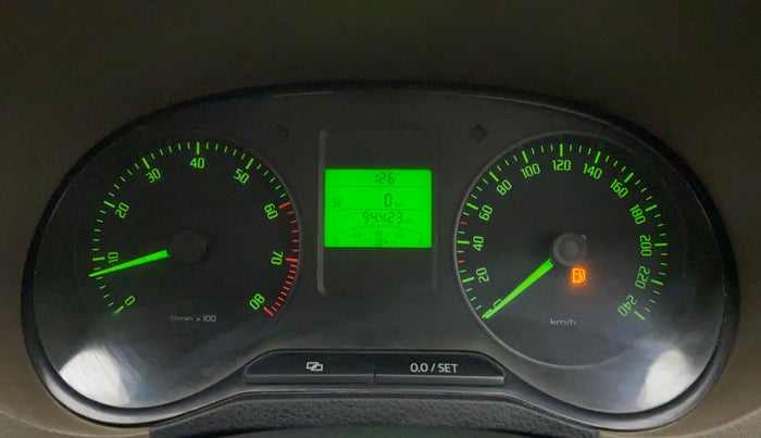 2014 Skoda Rapid AMBITION 1.6 MPI MT PLUS, Petrol, Manual, 94,423 km, Odometer Image