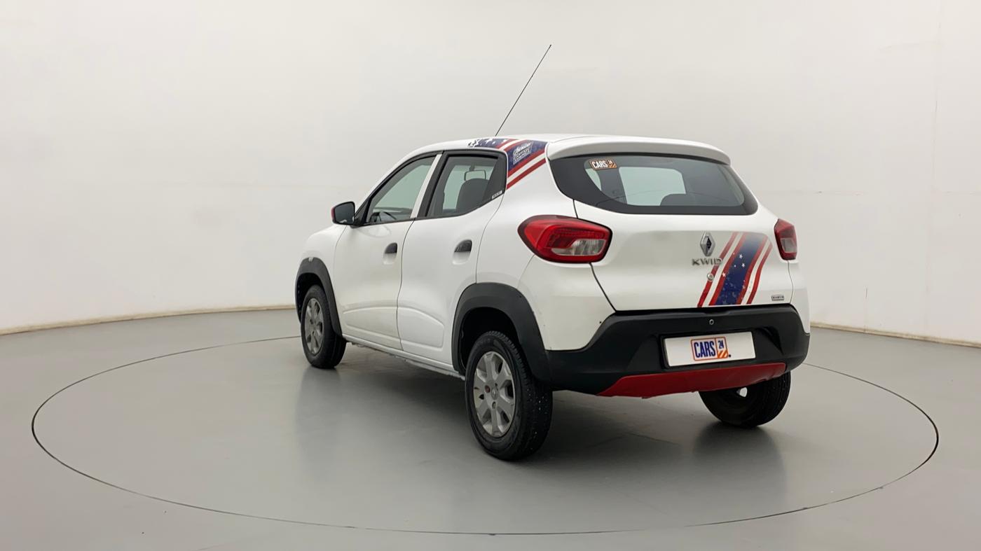 2018 Renault Kwid 1.0 MARVEL CAPTAIN AMERICA EDITION AMT, Petrol, Automatic, 74,798 km, Left Back Diagonal