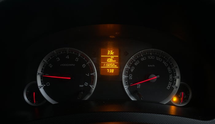 2014 Maruti Swift ZXI, Petrol, Manual, 1,13,160 km, Odometer Image