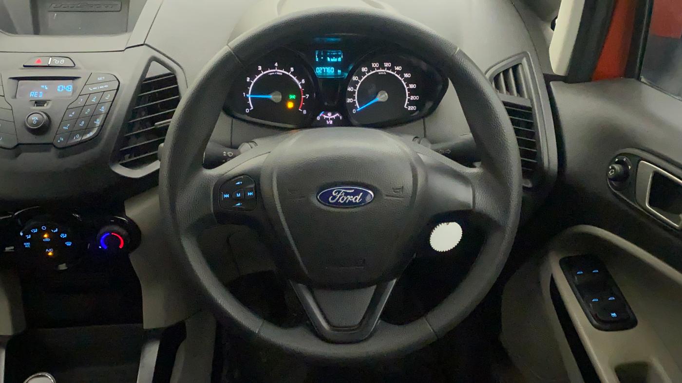 2017 Ford Ecosport TREND 1.5L PETROL, Petrol, Manual, 27,702 km, Steering Wheel Close Up