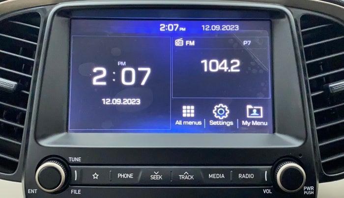 2020 Hyundai NEW SANTRO SPORTZ AMT, Petrol, Automatic, 3,396 km, Infotainment System